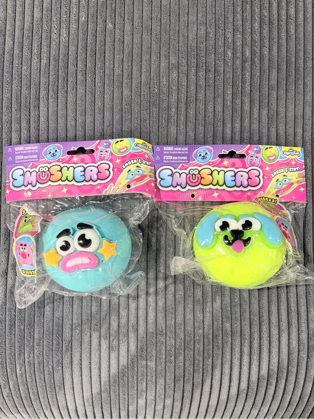 Authentic ORB Smushers Squishy 2 Pack Kidcore Sensory Fidget